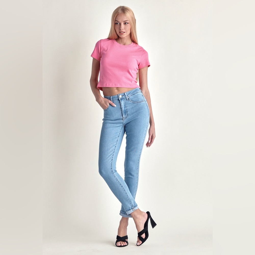 RISEN JEANS HIGH RISE CLASSIC SKINNY #1160